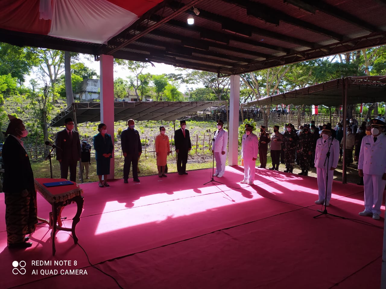 Gubernur NTT, VIKTOR Bungtilu Laiskodat melantik 4 (empat) Penjabat Bupati di area Pertanian Besipae Kabupaten TTS, Sabtu 27 Maret 2021 (Foto: Dok. Humas)