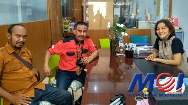 Ketua DPW MIO NTT, Herry Battileo, SH, MH, didampingi Wakil Ketua I, Rusydi Maga, rnendatangi kantor PPAT Yustina Widhiwuryani, SH, M.Kn, pada Selasa (25/05/21).