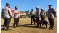 Ditsamapta Polda NTT menggelar latihan