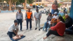 Tingkatkan Keselamatan Angkutan Umum, Jasa Raharja NTT Berikan Sosialisasi Tanggap Darurat dan Pengobatan Gratis
