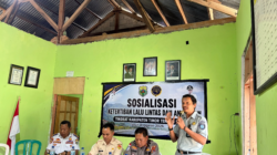Jasa Raharja Menghadiri FKLL dan Sosialisasi Ketertiban Lalu Lintas yang Digelar di Desa Oenino