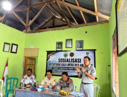 Jasa Raharja Menghadiri FKLL dan Sosialisasi Ketertiban Lalu Lintas yang Digelar di Desa Oenino