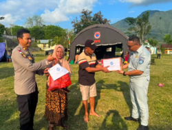 Bantu Korban Gempa Flores, Jasa Raharja Kembali Salurkan Bantuan Kemanusiaan di Posko Bersama Manggarai Timur