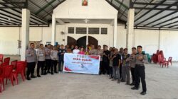 ‎Komunitas Katolik Polresta Kupang Kota Bantu Pembangunan Gereja Stasi HKY Beumopu ‎